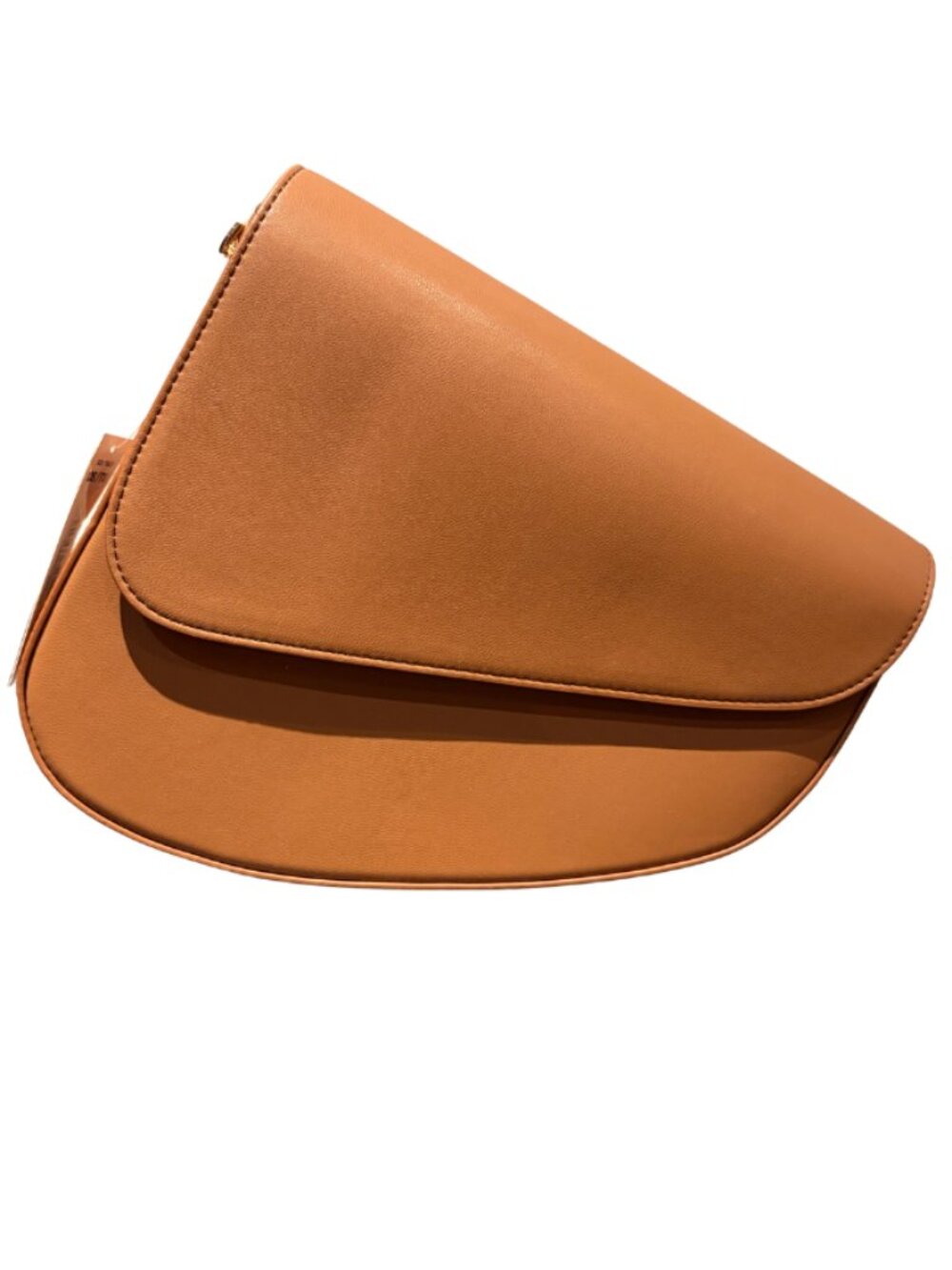 Tan, Asymmetric Shoulder Bag